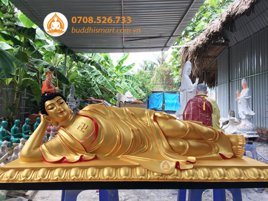 Tượng phật A Di Đà nằm 140cm Buddhist Art